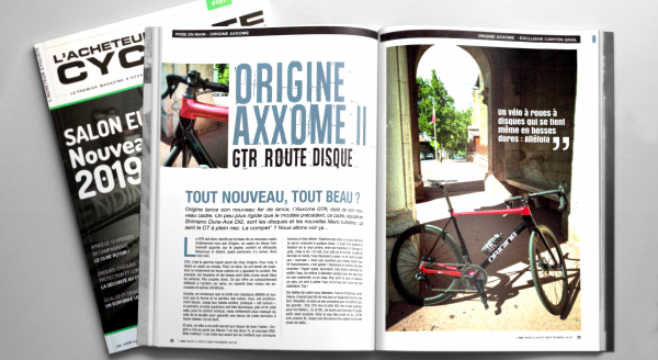 L'Acheteur Cycliste n°151 - Test de l'Axxome II GTR