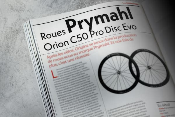 Les PRYMAHL Orion C50 Pro Disc Evo testées par Cyclist