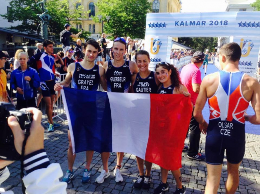 Mathilde Gautier, Championne du Monde Universitaire de Triathlon Relais Mixte
