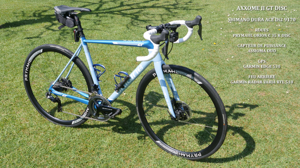 Axxome  II GT - Shimano Dura Ace Di2 - Roues Prymahl Orion C35 R