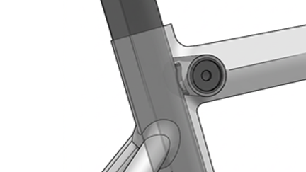 Serrage de selle intégré