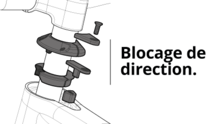 Integrated steering lock