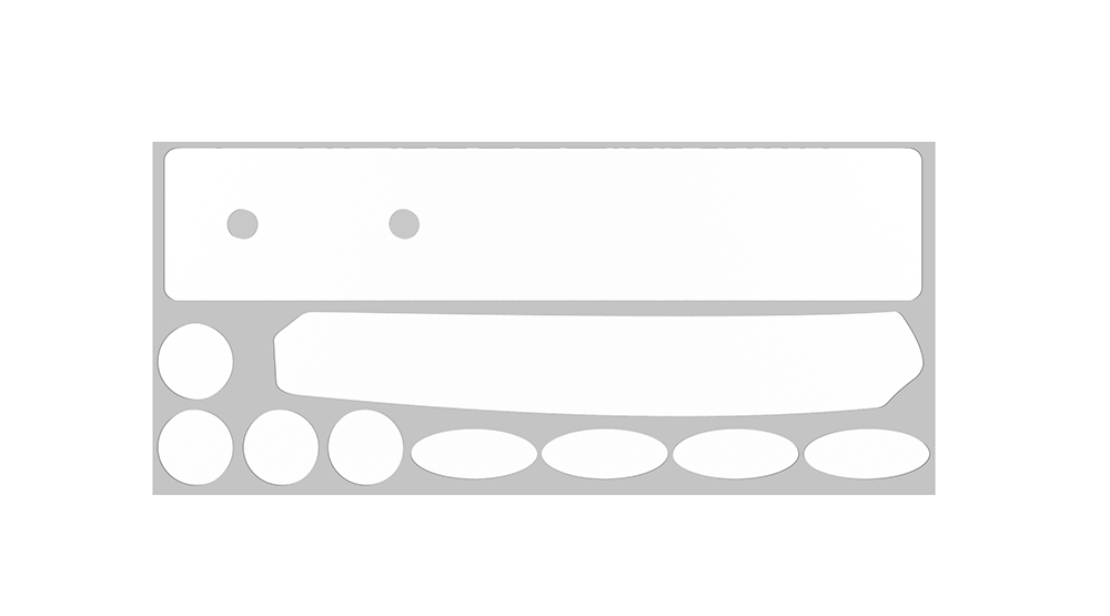 Film protection transparent Vélo Gravel 380 microns