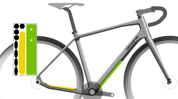 Protection de cadre Thule Carbone noir pour vélo en ligne