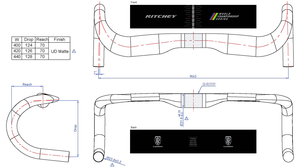 Streem II WCS Carbone